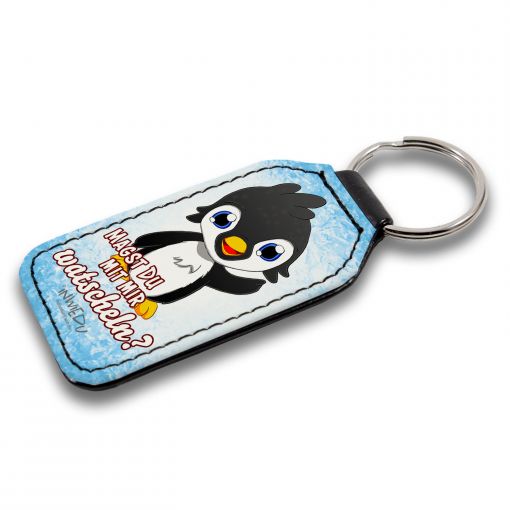 Pinguin Keychain Süß Anhänger Figur Schlüsselanhänger R6J7 S0B0